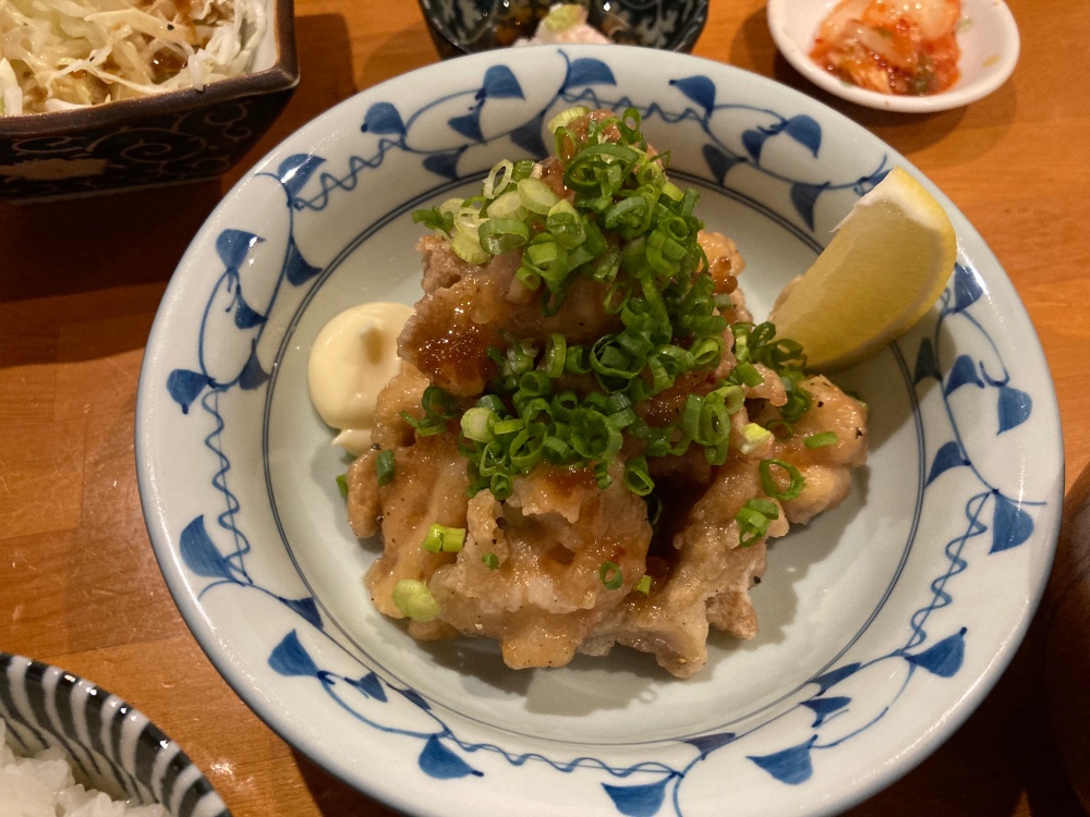 あじわい定食 Natuyuki 石垣島 鶏の唐揚げ煮定食