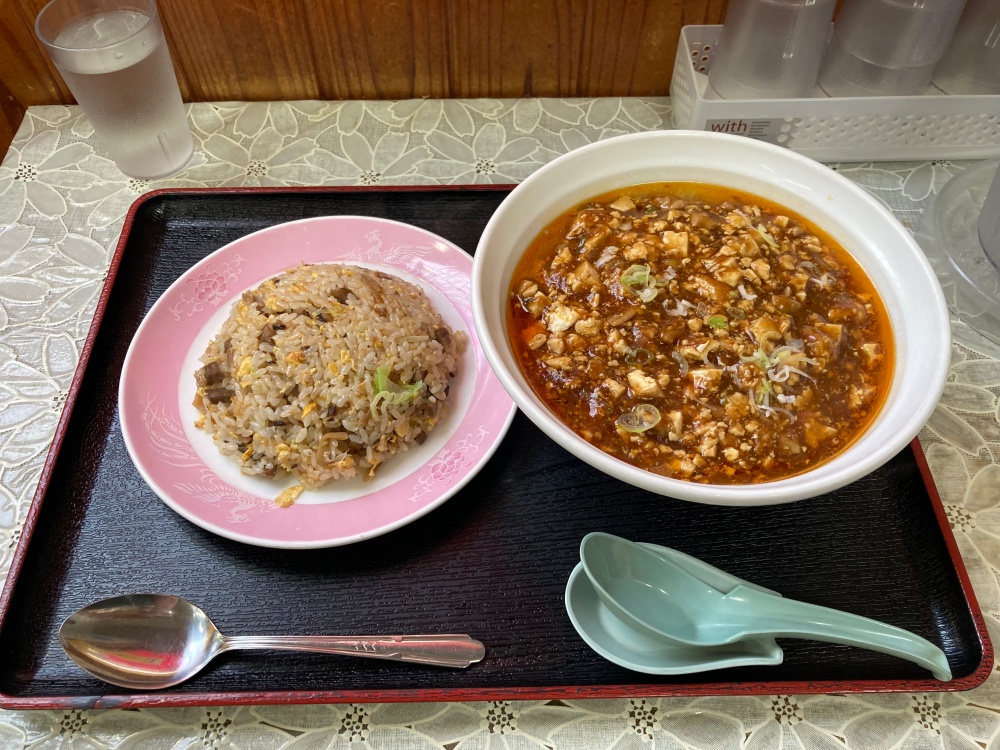 中国飯店 大富 石垣島 マーボーメンセット（マーボーメン＋チャーハン（小））