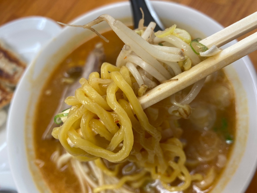 札幌らーめん問屋 ランチタイムセットメニュー『問屋セット（1250円）』 ミニラーメン（味噌、塩、醤油から選べる） 餃子3個 ミニチャーハン