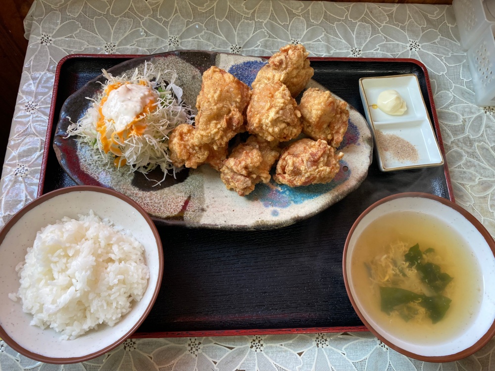 「中国飯店 大富」のからあげ定食