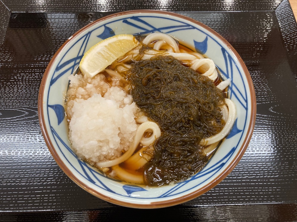 丸亀製麺石垣島店の鬼おろしもずくうどん