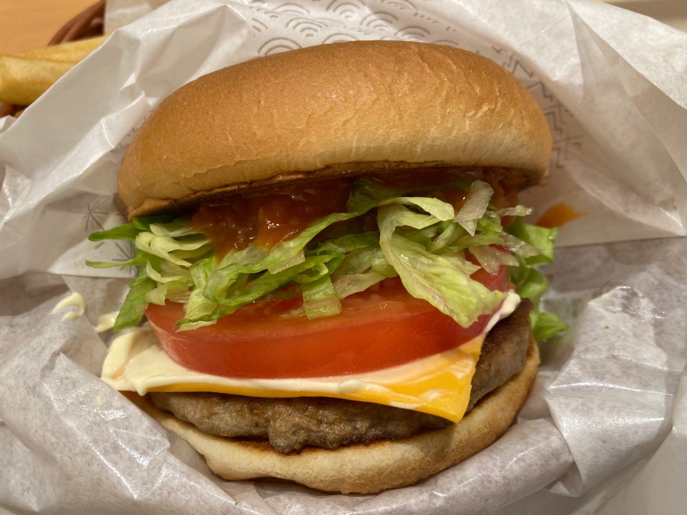 モスバーガー石垣真栄里店のモスタコスバーガーのセット