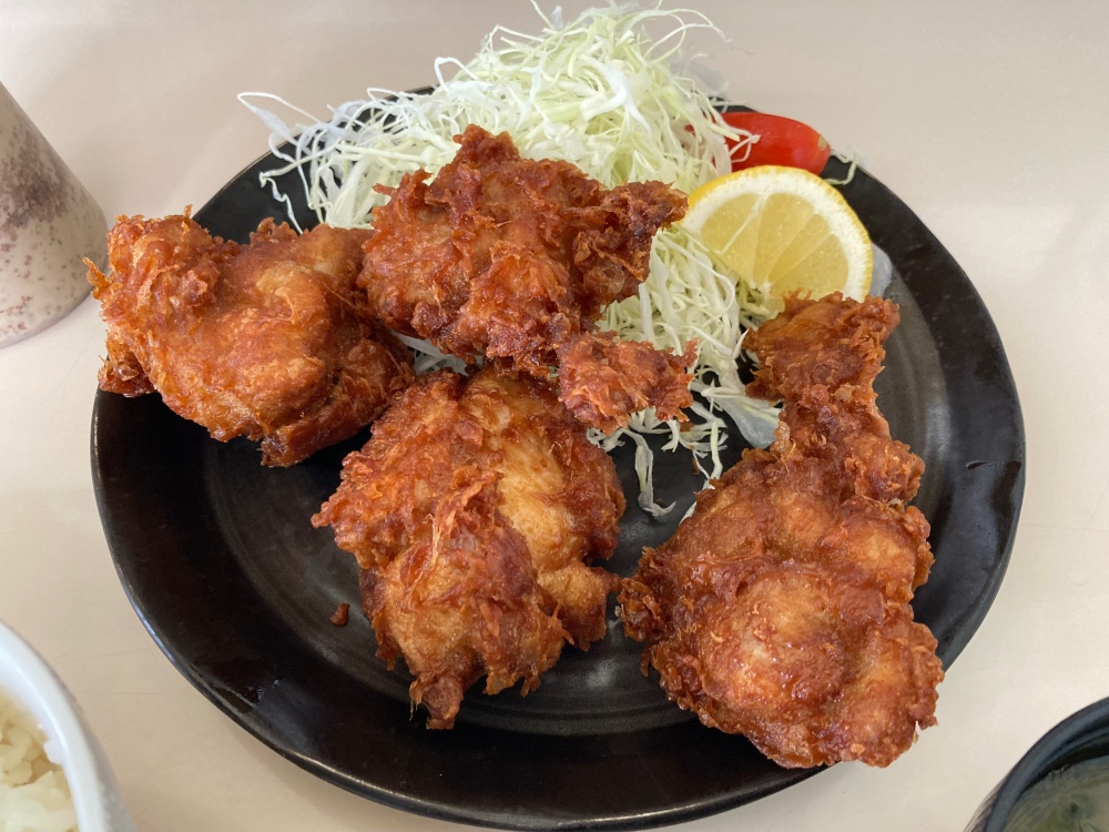とけい台食堂のザンギ定食