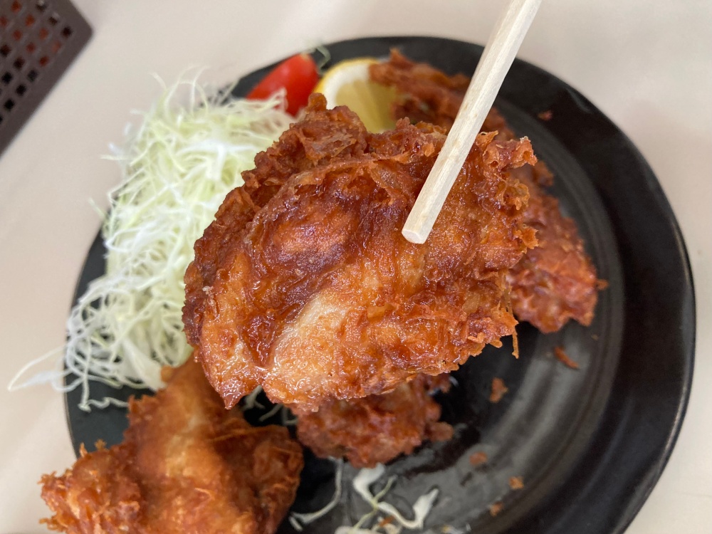 とけい台食堂のザンギ定食