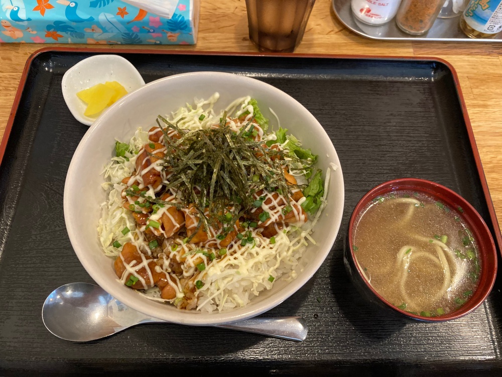 石垣島の『ひまわり食堂』のテリヤキ丼