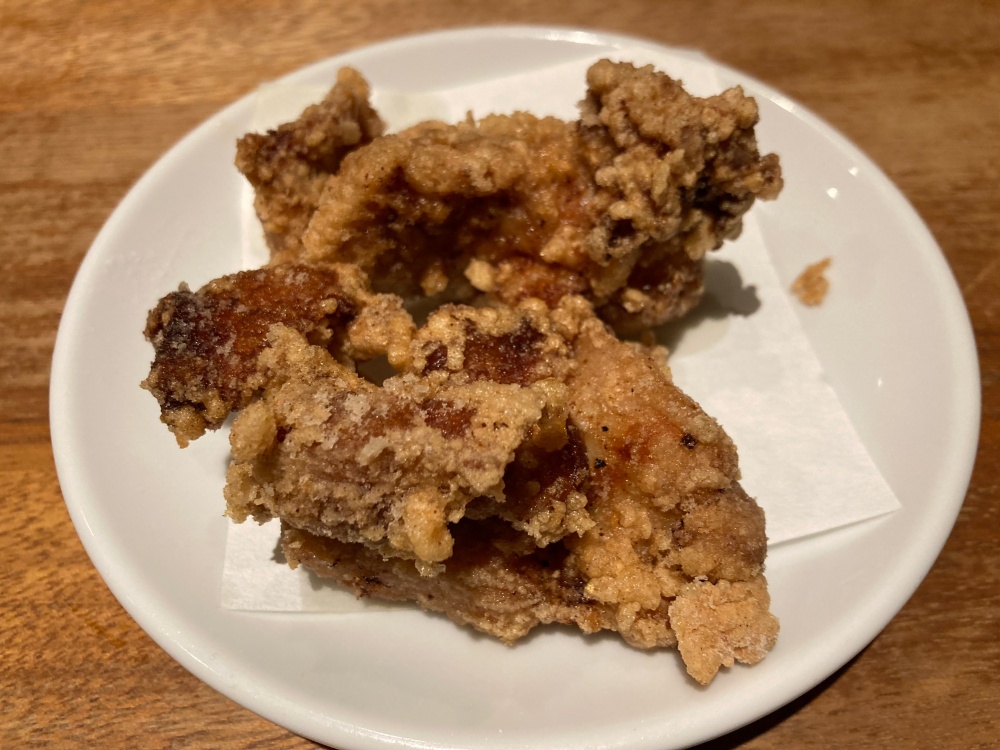 石垣島麺処 八重山そば製麺所の八重山そばの唐揚げ・ライスセット